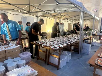 Outside Catering Preparations